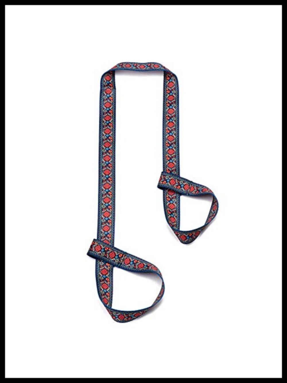 Yoga Mat Strap Adjustable Polyester Cotton Carrier & Stretching Strap